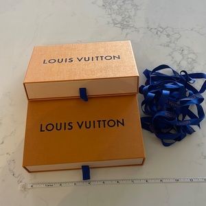 Louis Vuitton box and ribbon